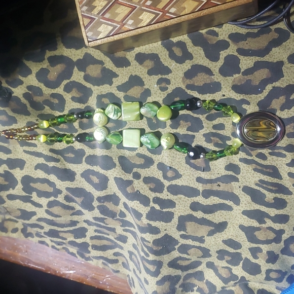 Abalone pearl mother of pearl necklace - Picture 2 of 5